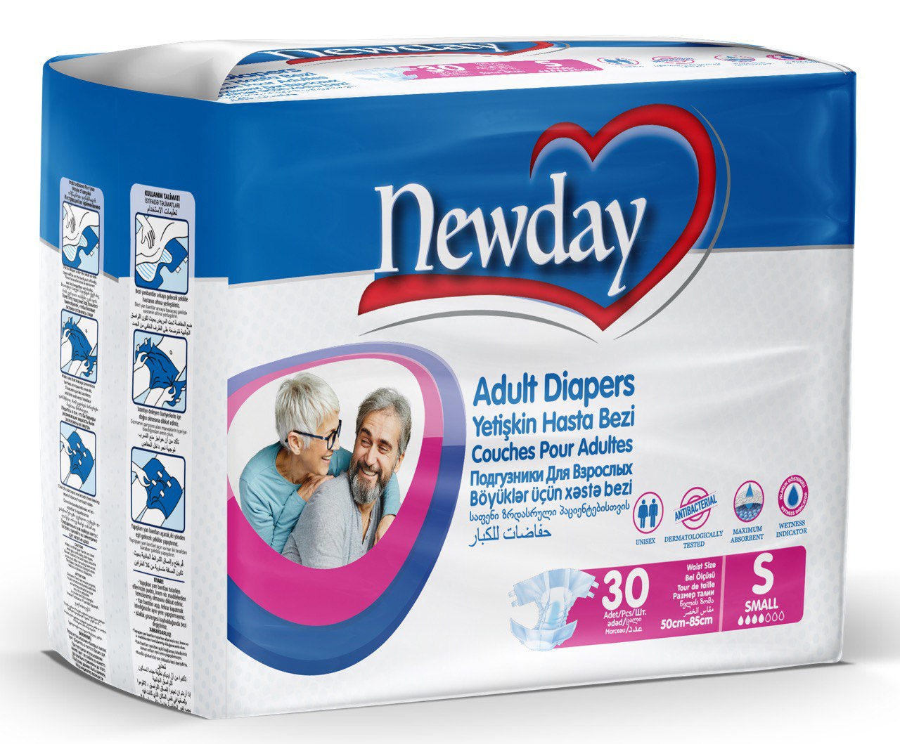 Підгузки для дорослих NEWDAY Small